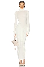 Helsa Oakleigh Maxi Knit Dress in Ivory | FWRD