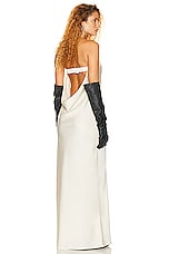 Helsa Lisette Column Maxi Dress in Ivory, view 1, click to view large image.
