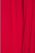 Helsa Crinkle Pleated Gown in Very Red, view 5, click to view large image.