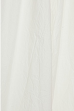 Helsa Crinkle Pleated Gown in White, view 5, click to view large image.