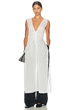 Helsa Voile Daylight Nightgown in Ivory, view 1, click to view large image.