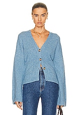 Helsa Sanna Cardigan in Blue, view 1, click to view large image.