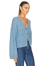 Helsa Sanna Cardigan in Blue, view 2, click to view large image.