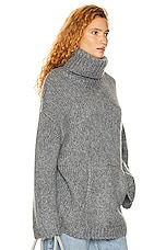 Helsa Janin Sweater in Grey, view 2, click to view large image.