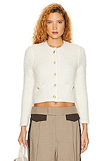 Helsa Laki Cardigan in Ivory, view 1, click to view large image.