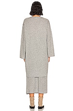 Helsa Einer Cashmere Cardigan in Heather Grey, view 3, click to view large image.