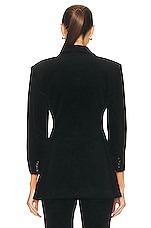 Helsa Corduroy Blazer in Black, view 3, click to view large image.