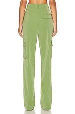 Helsa Tech Gabardine Trousers in Army Green, view 3, click to view large image.