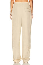 Helsa Chino Cargo Trousers in Khaki, view 4, click to view large image.