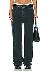 Helsa Workwear Oversized Pant in Black, view 1, click to view large image.