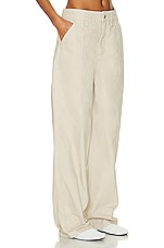 Helsa Workwear Oversized Pant in Taupe, view 2, click to view large image.