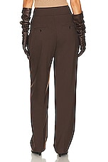 Helsa Crossover Suit Trouser in Java, view 3, click to view large image.