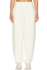 Helsa Tess Knit Pant in Ivory | FWRD