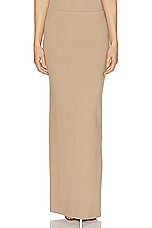 Helsa Carina Knit Skirt in Mushroom, view 1, click to view large image.