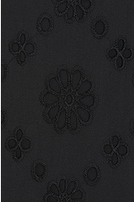 Helsa Eyelet Column Midi Skirt in Black, view 5, click to view large image.