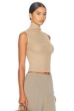 Helsa Molly Tank Top in Beige, view 2, click to view large image.