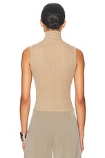 Helsa Molly Tank Top in Beige, view 3, click to view large image.