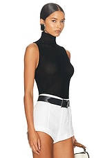 Helsa Molly Tank Top in Black, view 2, click to view large image.