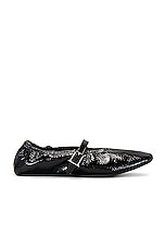 Helsa Ballerina Flat in Black, view 1, click to view large image.