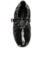 Helsa Ballerina Flat in Black, view 4, click to view large image.