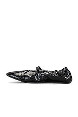 Helsa Ballerina Flat in Black, view 5, click to view large image.