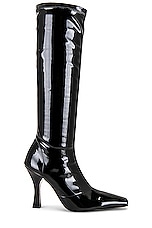 Helsa Snipped Toe Boot in Black, view 1, click to view large image.