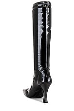 Helsa Snipped Toe Boot in Black, view 3, click to view large image.