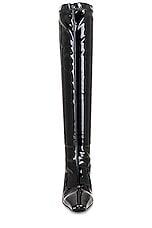 Helsa Snipped Toe Boot in Black, view 4, click to view large image.