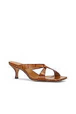 Helsa X Band Kitten Heel in Tan, view 2, click to view large image.