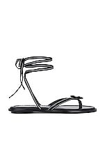 Helsa Lace Up Sandal in Black, view 1, click to view large image.