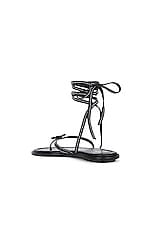 Helsa Lace Up Sandal in Black, view 3, click to view large image.
