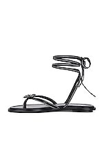 Helsa Lace Up Sandal in Black, view 5, click to view large image.