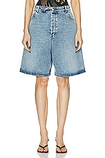 Heavy Manners Baggy Denim Short in Babygirl, view 1, click to view large image.