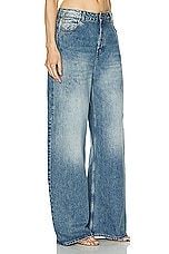 Heavy Manners Low Rise Baggy Denim in Vintage Wash, view 2, click to view large image.