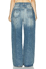 Heavy Manners Low Rise Baggy Denim in Vintage Wash, view 3, click to view large image.