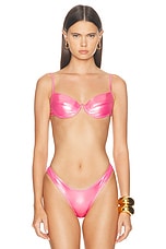 Heavy Manners X Elsa Hosk Classic Underwire Bikini Top in Lolita, Light Of My Life, view 1, click to view large image.