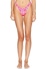 Heavy Manners X Elsa Hosk Cheeky Bikini Bottom in Not Your Barbie, view 1, click to view large image.