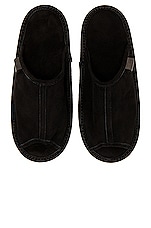 Hender Scheme Trip Slipper in Black, view 4, click to view large image.