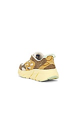 Hoka U Clifton L Suede Tp in Oat Milk & Pollen, view 3, click to view large image.