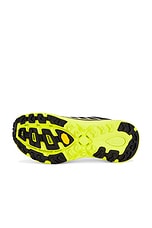 Hoka Mafate Three2 Sneaker in Black & Hoka Citrus, view 6, click to view large image.