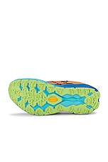 Hoka M Speedgoat 5 in Solar Flare & Diva Blue, view 6, click to view large image.