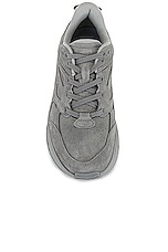 Hoka U Clifton L Suede in Limestone & Limestone, view 4, click to view large image.