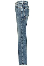 Heron Preston Ex Ray Washed Hammer Denim Pant in Indigo, view 3, click to view large image.