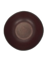 Hunting Season Molded Leather Bowl in Deep Red, view 2, click to view large image.