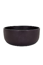 Hunting Season Molded Leather Bowl in Black, view 1, click to view large image.