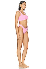 Hunza G Xandra Swimsuit in Bubblegum, view 2, click to view large image.