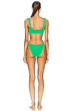Hunza G Xandra Bikini Set in Emerald, view 3, click to view large image.
