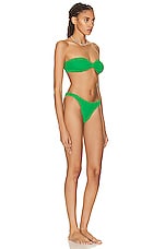 Hunza G Jean Bikini in Emerald, view 2, click to view large image.