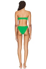 Hunza G Jean Bikini in Emerald, view 3, click to view large image.
