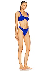 Hunza G Bonnie Bikini in Royal Blue, view 2, click to view large image.
